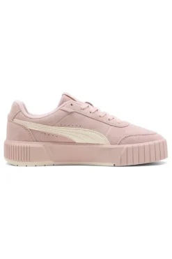 Sneakers rosa in suede con suola rialzata Puma CARINA MIA SD