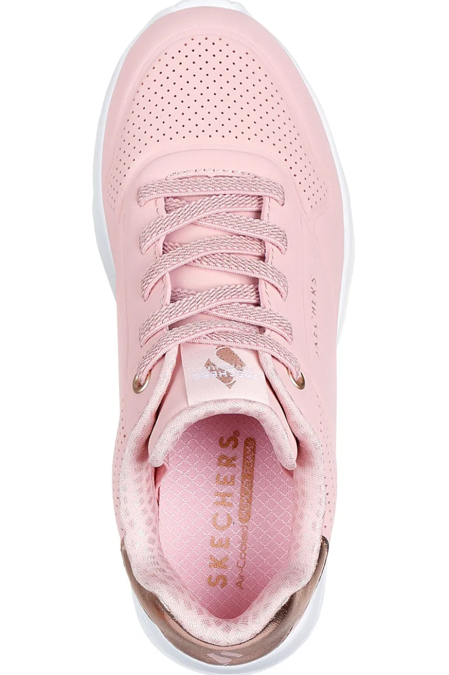 Sneakers Rosa Skechers Street Uno Lite