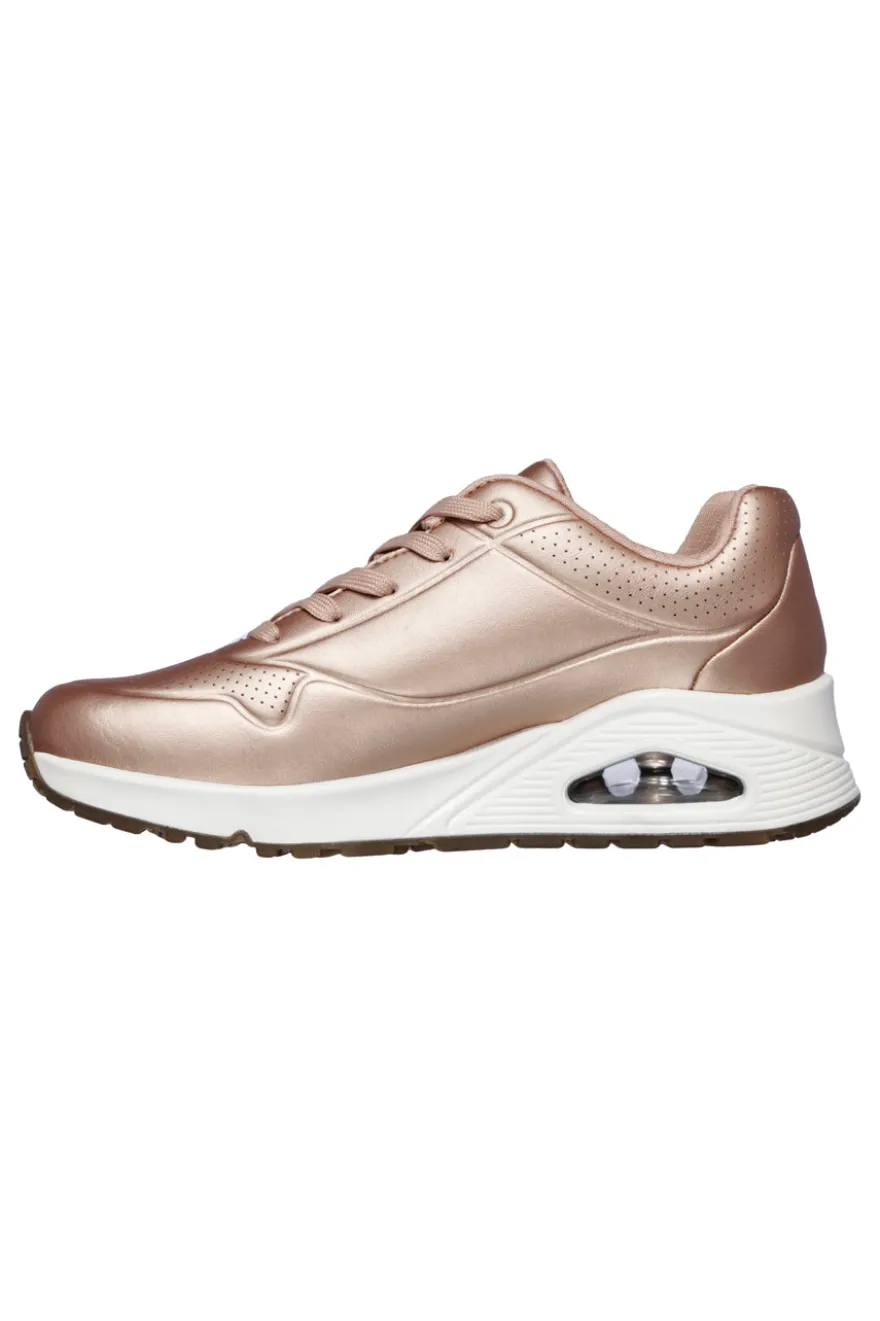 Sneakers RoseGold da Donna Skechers Uno-Rose Bold