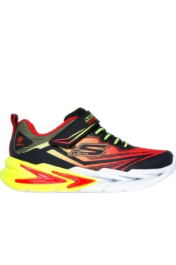 Sneakers rosse con luci chiusura a strappo Skechers Flex-Glow Ultra