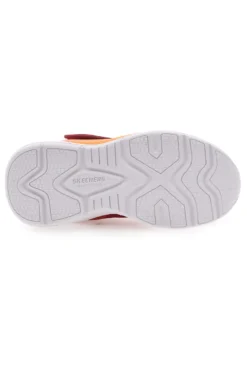Sneakers Rosse Con Luci Colorate e Strappo in Velcro SKECHERS S LIGHT TRI-NAMICS
