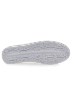 Sneakers Slip-On Bianche con Strass Cafè Cost 23015