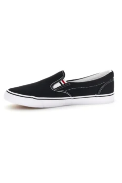 Sneakers Slip-On Nere in Tessuto 2t2l 24X030