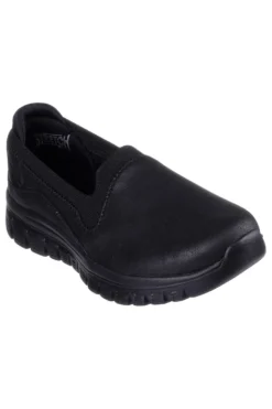 Sneakers Slip On Nere Vegan SKECHERS GRACEFUL LEANING IN