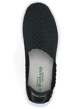 Sneakers Slip-on Overland 641 Nere
