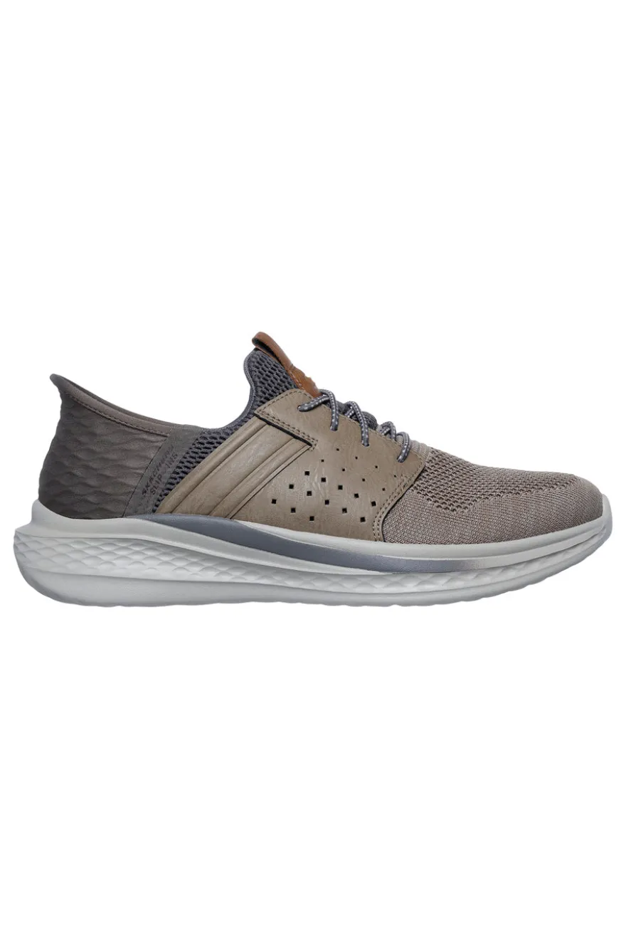 Sneakers Slip- on Vegane Taupe Skechers Slip-ins RF: Slade - Ocon
