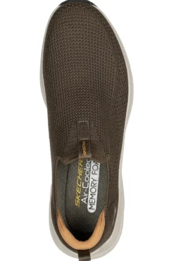 Sneakers Slip-On Verde Oliva Skechers VAPOR FOAM COVERT