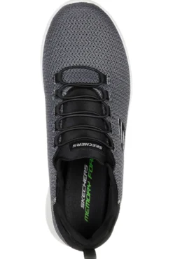 Sneakers sportive Black in mesh slip on con memory foam Skechers Dynamight