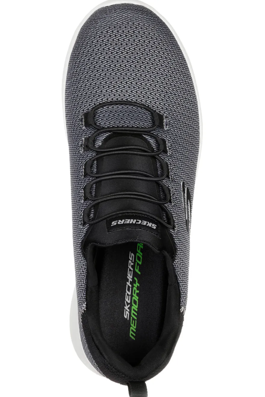 Sneakers sportive Black in mesh slip on con memory foam Skechers Dynamight