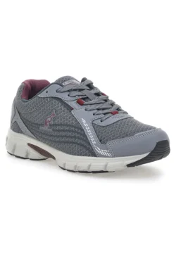 Sneakers Sportive Grigie e Bordeaux AUSTRALIAN AU24M110