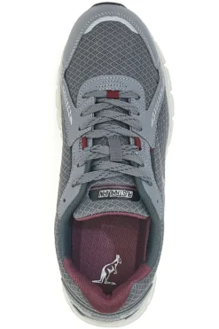 Sneakers Sportive Grigie e Bordeaux AUSTRALIAN AU24M110