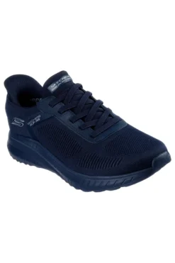 Sneakers sportive navy con Memory Foam e Slip-ins Skechers BOBS Squad Chaos Solid Step