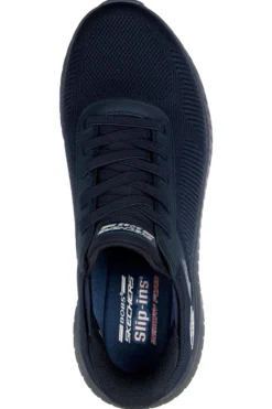 Sneakers sportive navy con Memory Foam e Slip-ins Skechers BOBS Squad Chaos Solid Step