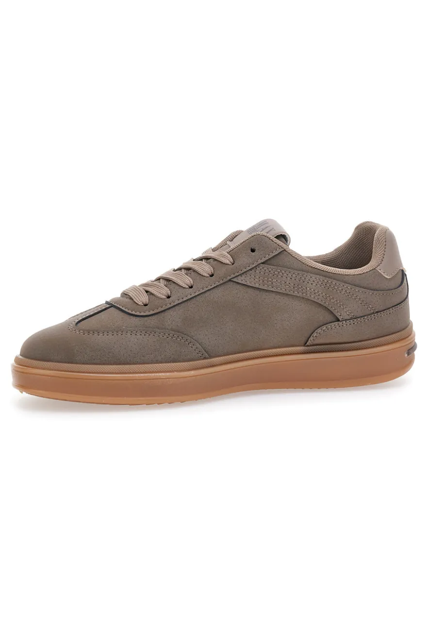 Sneakers taupe con suola a contrasto Max Dillan GB2042