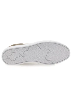 Sneakers taupe in tela con suola bianca Gas 514005