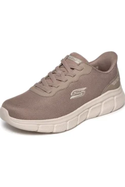 Sneakers taupe scuro Slip-Ins Memory Foam Skechers Bobs B Flex Glacial Edge