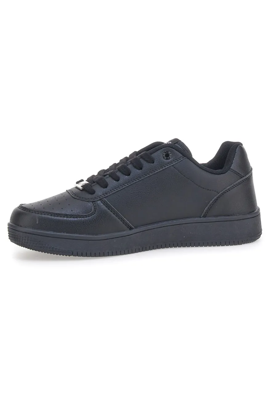 Sneakers total black in materiale sintetico Gas Kevin Ltx