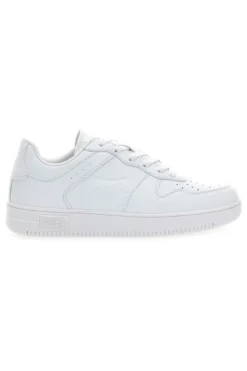 Sneakers total white traforate in materie sintetiche Everlast EV713