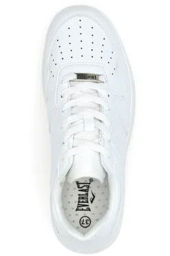 Sneakers total white traforate in materie sintetiche Everlast EV713