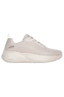 Sneakers vegan beige con tomaia traforata SKECHERS BOBS INFINITY VAPOR EXACT