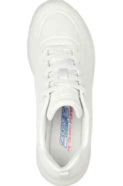 Sneakers Vegan Bianche con Platform Skechers BOBS Sport Buno - How Sweet