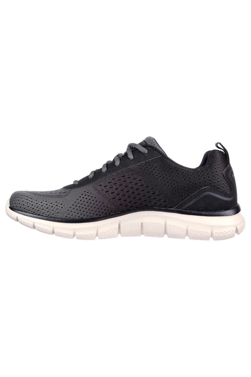 Sneakers Vegan Nere e Verdi Con Memory Foam Skechers Track - Ripkent