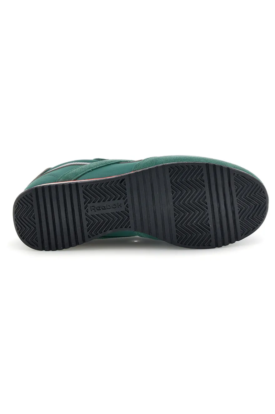 Sneakers verde con inserti in suede e Ortholite Reebok World 70