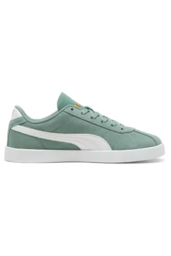 Sneakers Verde con Tomaia In Pelle e Suola Softfoam PUMA Club II Jr