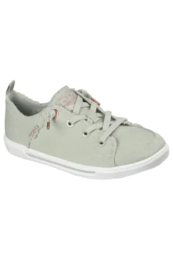 Sneakers verde menta in canvas sfrangiato Skechers B Cute 2.0