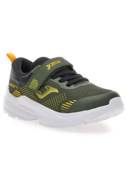 Sneakers verde militare con dettagli gialli Joma JHEOSW2523V
