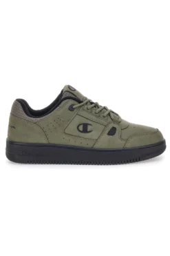 Sneakers verde militare con dettagli neri Champion RD18 LOW COMB
