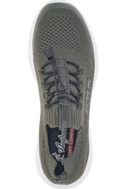 Sneakers Verde Militare Con Tomaia in Mesh e Effetto Memory AUSTRALIAN AU25M107