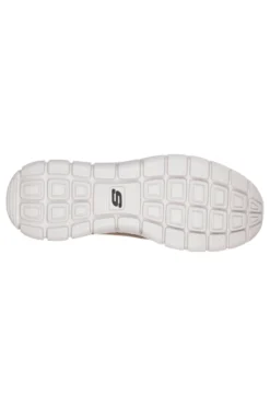 Sneakers verde oliva in pelle e mesh con soletta memory foam Skechers Track Scloric da Uomo