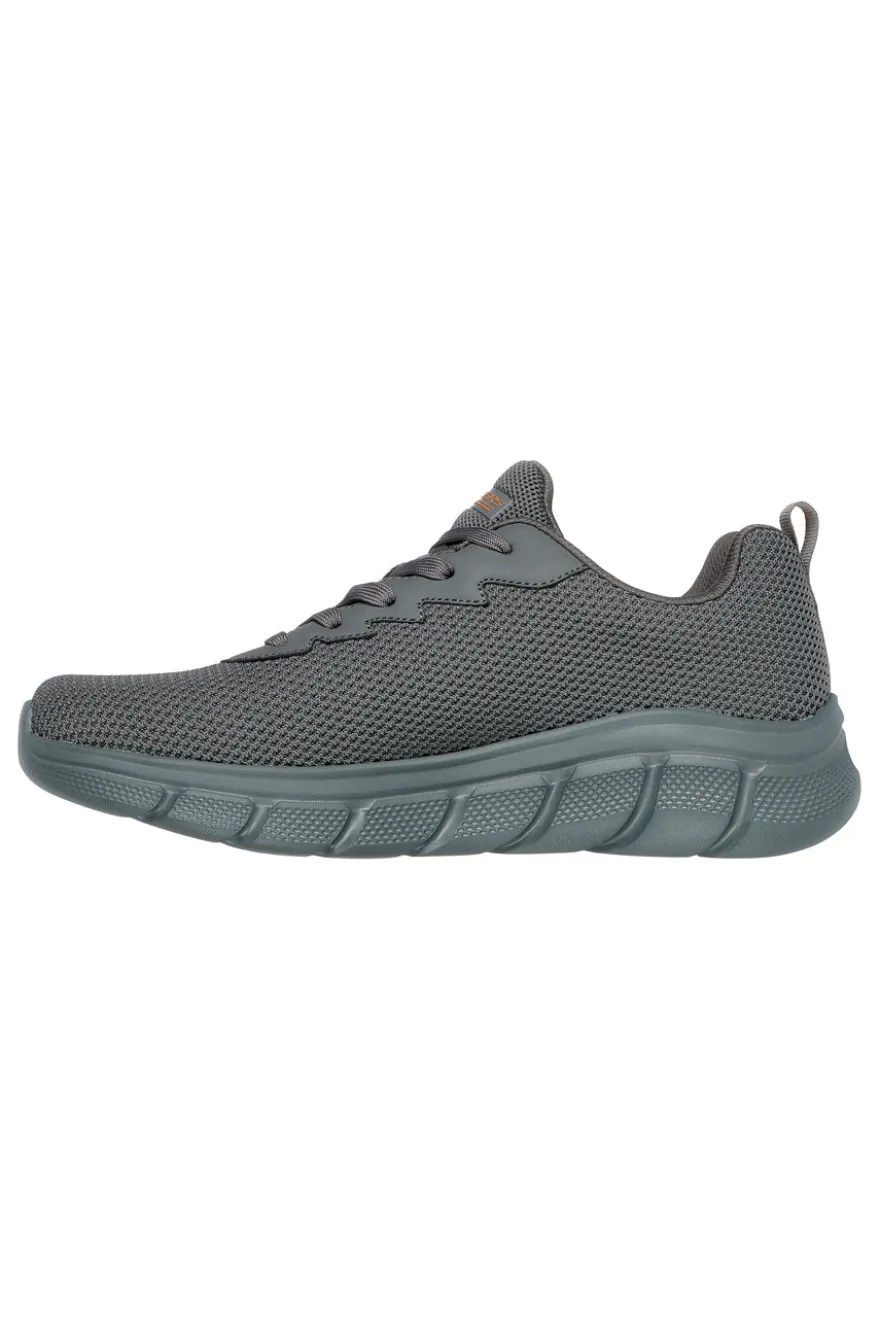Sneakers verde oliva knit ammortizzate Skechers Bobs B Flex Chill Edge