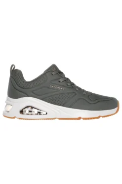 Sneakers Verde Oliva Skechers Tres-Air Uno Ah-mazing