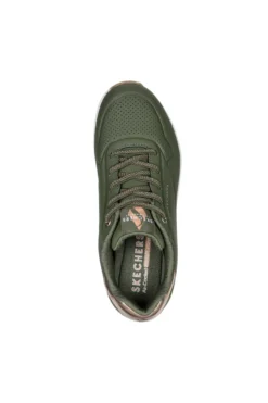 Sneakers Verde Oliva Skechers Street Uno - Shimmer Away