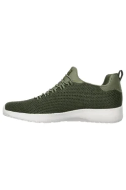 Sneakers verde oliva traspiranti con Memory Foam Skechers Dynamight