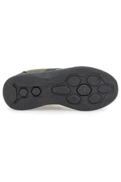 Sneakers verdi con inserti neri e suola flessibile Canguro CA1241