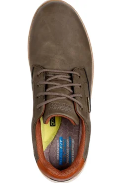 Sneakers verdi in pelle waterproof Skechers Garlan Pryor