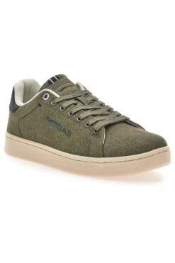 Sneakers verdi in tessuto con fondo a contrasto Gas SAMMY CVS