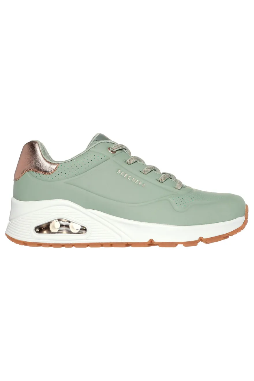 Sneakers Verdi Skechers Street Uno - Shimmer Away