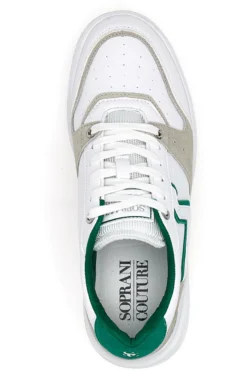 Sneakers Vintage Soprani Couture Janus Low Mix Bianche