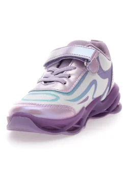 Sneakers Viola con Stampa di Frozen e Suola con Luci FROZEN D4310599T