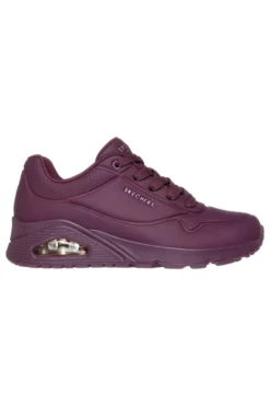 Sneakers viola con suola ammortizzata Air-Cooled Memory Foam Skechers Uno Stand On Air