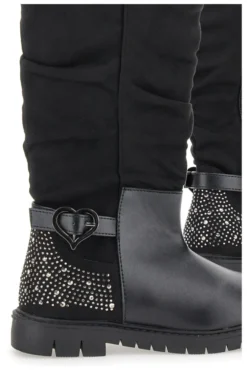 Stiefel Grazie 13890 Schwarz mit Strasssteinen