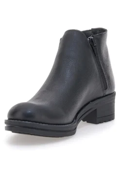 Stivaletti Ankle Boots Neri In Vera Pelle Made In Italy Pittarello Elite N89