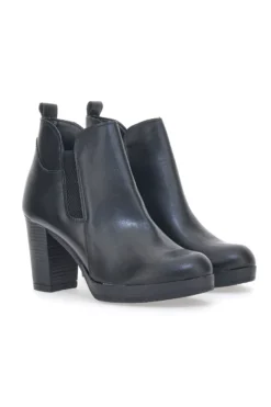 Stivaletti Ankle Boots Pittarello Class 302 Nero Vera Pelle