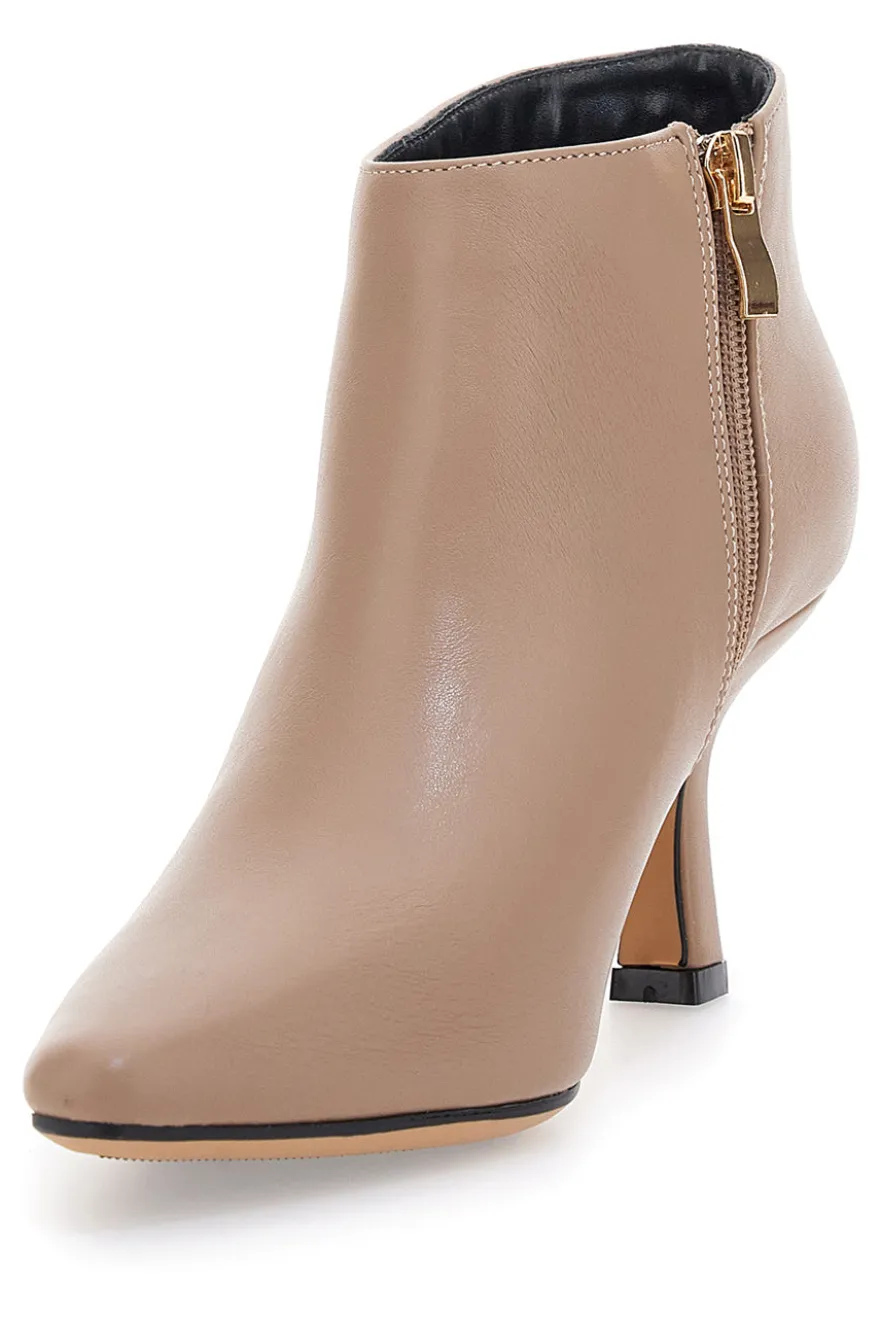 Stivaletti Ankle Nude Con Tacco da Donna Le Havre Paris 1254