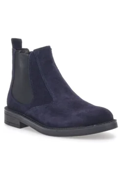 Stivaletti Beatles Blu in Pelle Scamosciata Longford 09