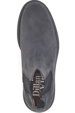 Stivaletti Beatles Grigi in Vera Pelle Laterali MAX DILLAN 6991